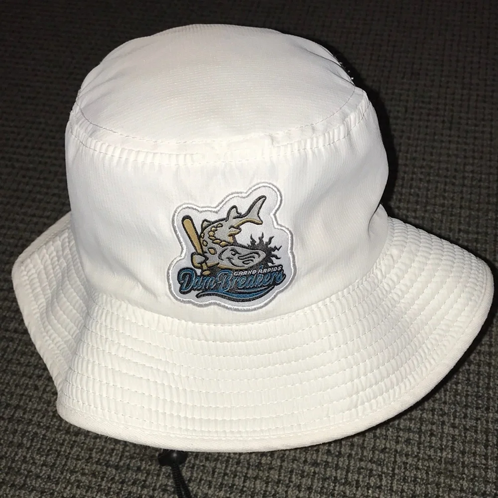 West Michigan Whitecaps (GR Dam Breakers) MILB White Bucket Hat